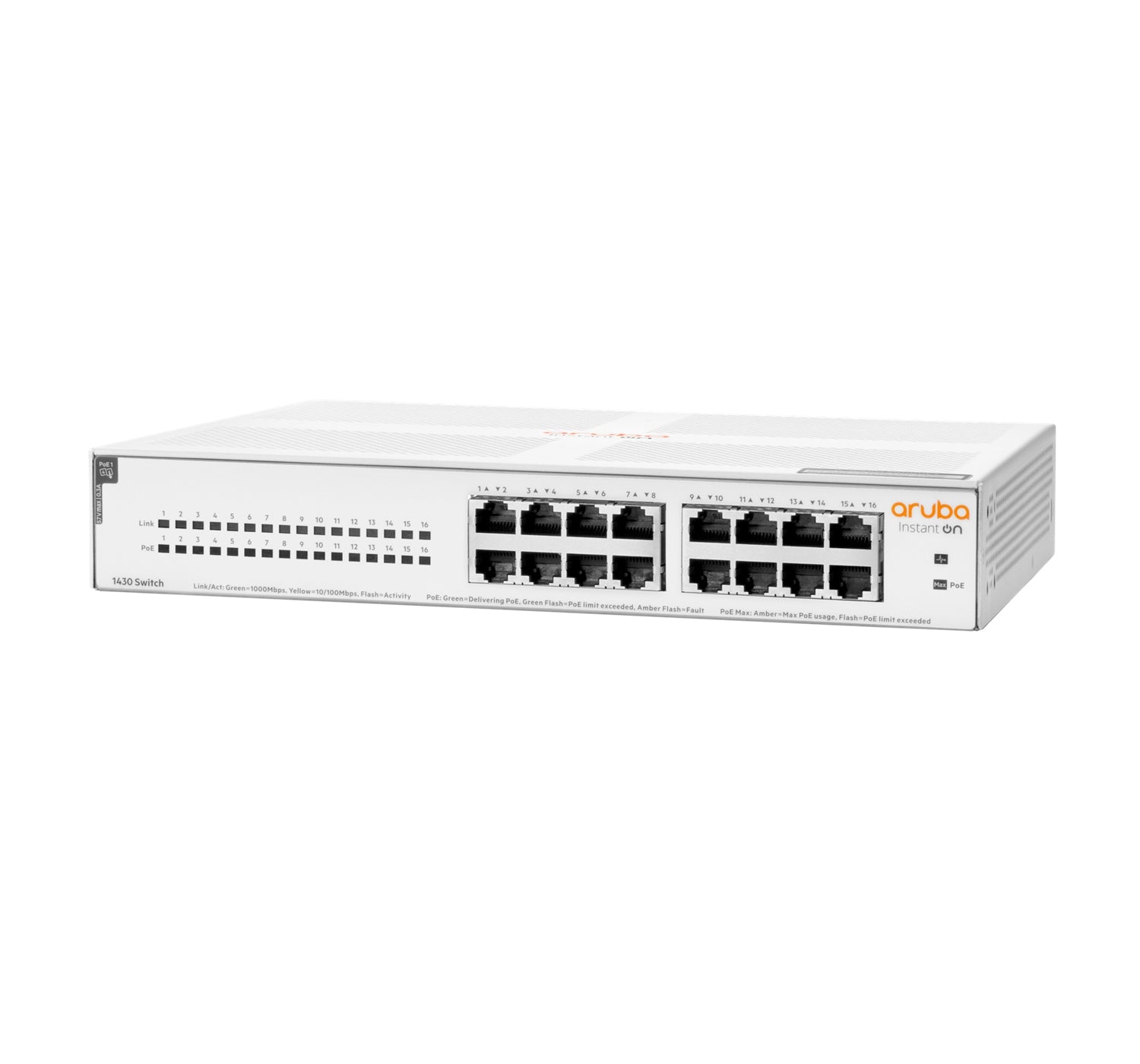 Switch Aruba R8R48A 1430 De 16 Puertos Ethernet Gigabit Rj45